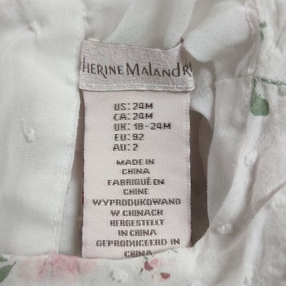 Catherine Malandrino Mini Floral Cottage Core Dress - Picture 10 of 11